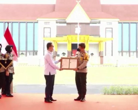 Direktorat Jenderal Kekayaan Intelektual Berikan Hak Cipta Aplikasi Dahsboard Lancang Kuning Milik Polda Riau