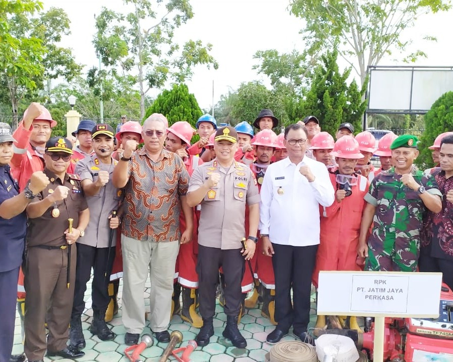 Kapolda Riau dan Rombongan Kunjungan Kerja ke Polres Rohil