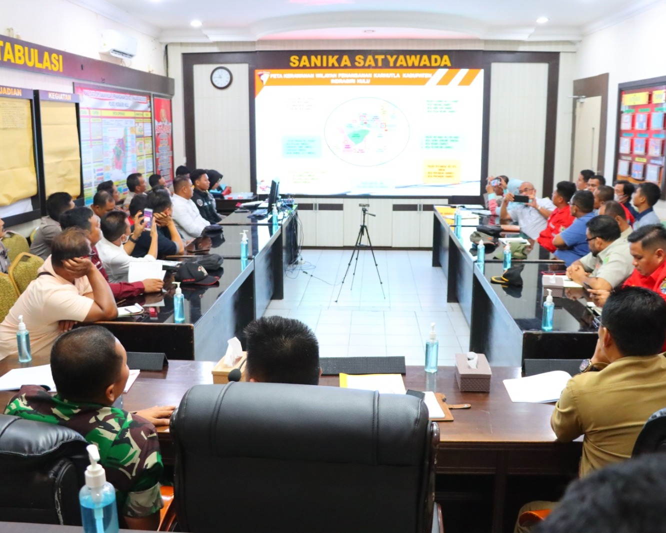 Pimpin Anev Gabungan Penanganan Dan Penanggulangan Karhutla, Ini Penjelasan Kapolres Inhu