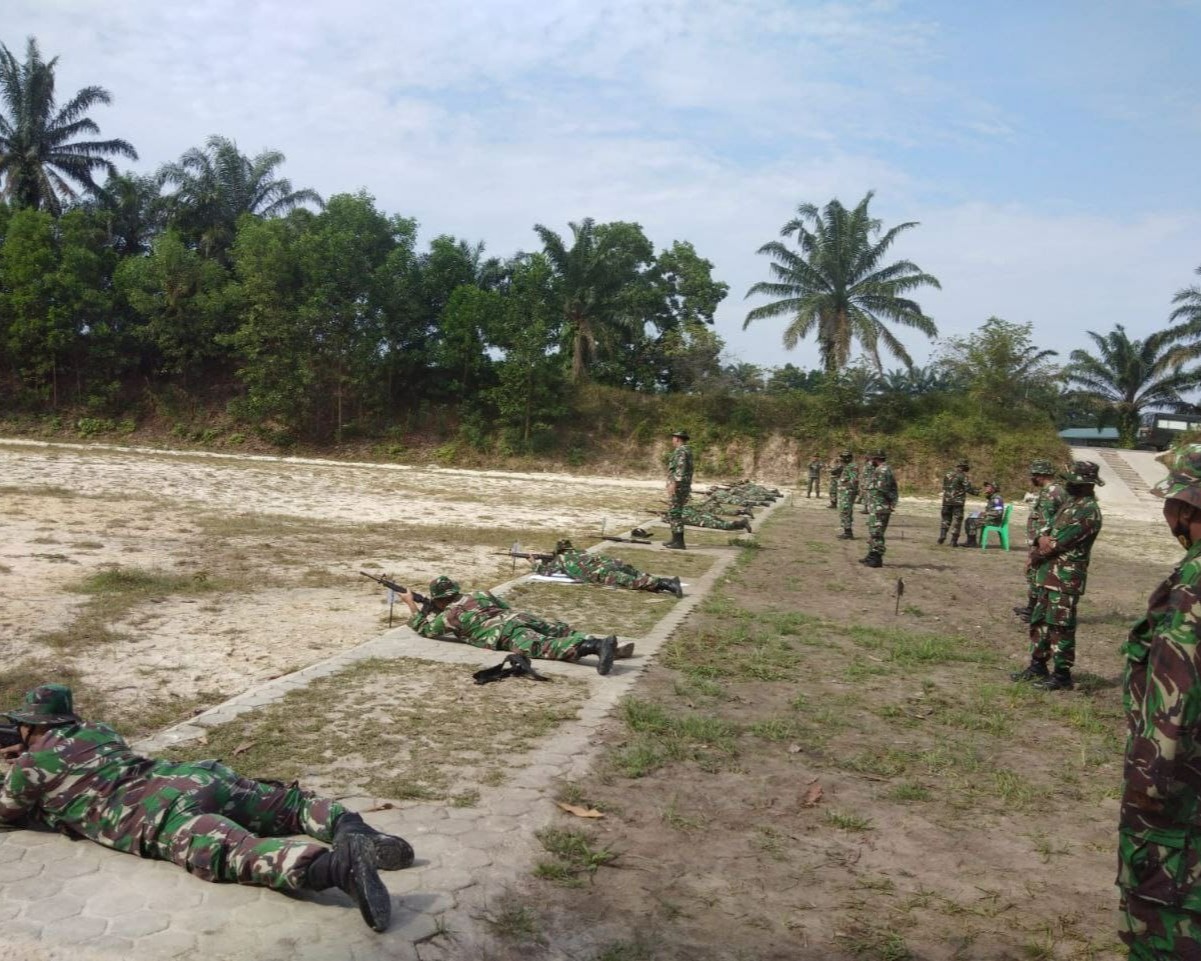 Asah Kemampuan Prajurit, Kodim 0301/PBR Laksanakan Latbak Jatri TW I TA 2022