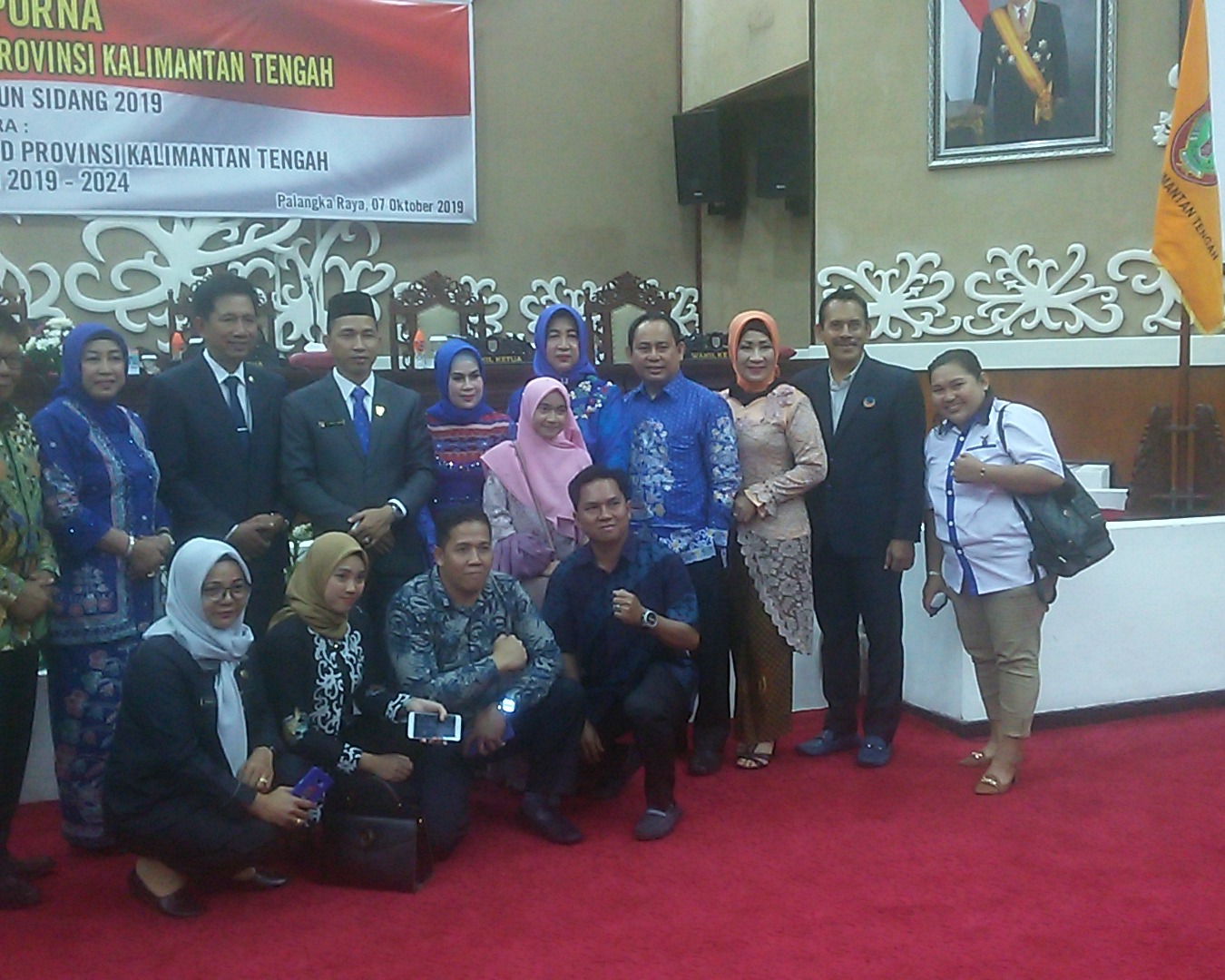 Empat Pimpinan DPRD Kalimantan Tengah Periode 2019-2024 Resmi Dilantik