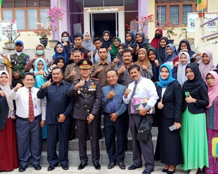 Kapolres Kampar Silaturahmi Ke Universitas Pahlawan T. Tambusai Riau dan STIE Bangkinang