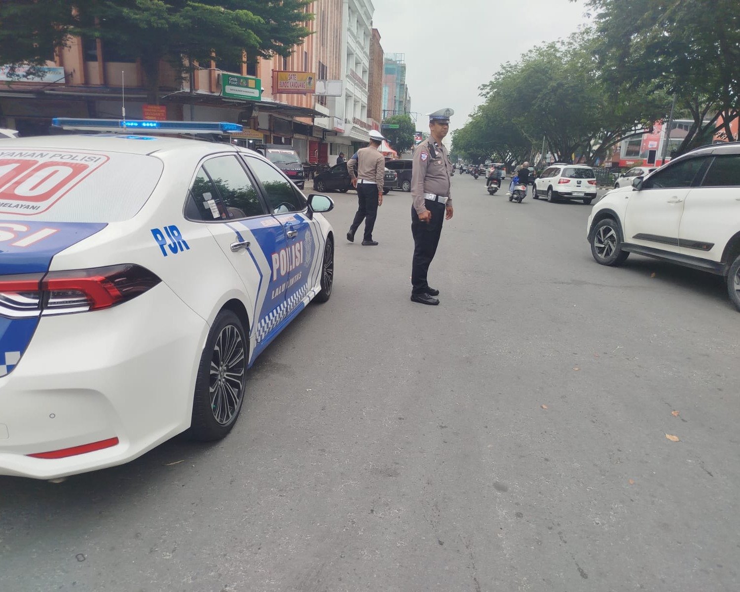 Weekend, Ciptakan Lalu Lintas Aman, Ditlantas Polda Riau Tingkatkan Patroli Hingga Malam Hari