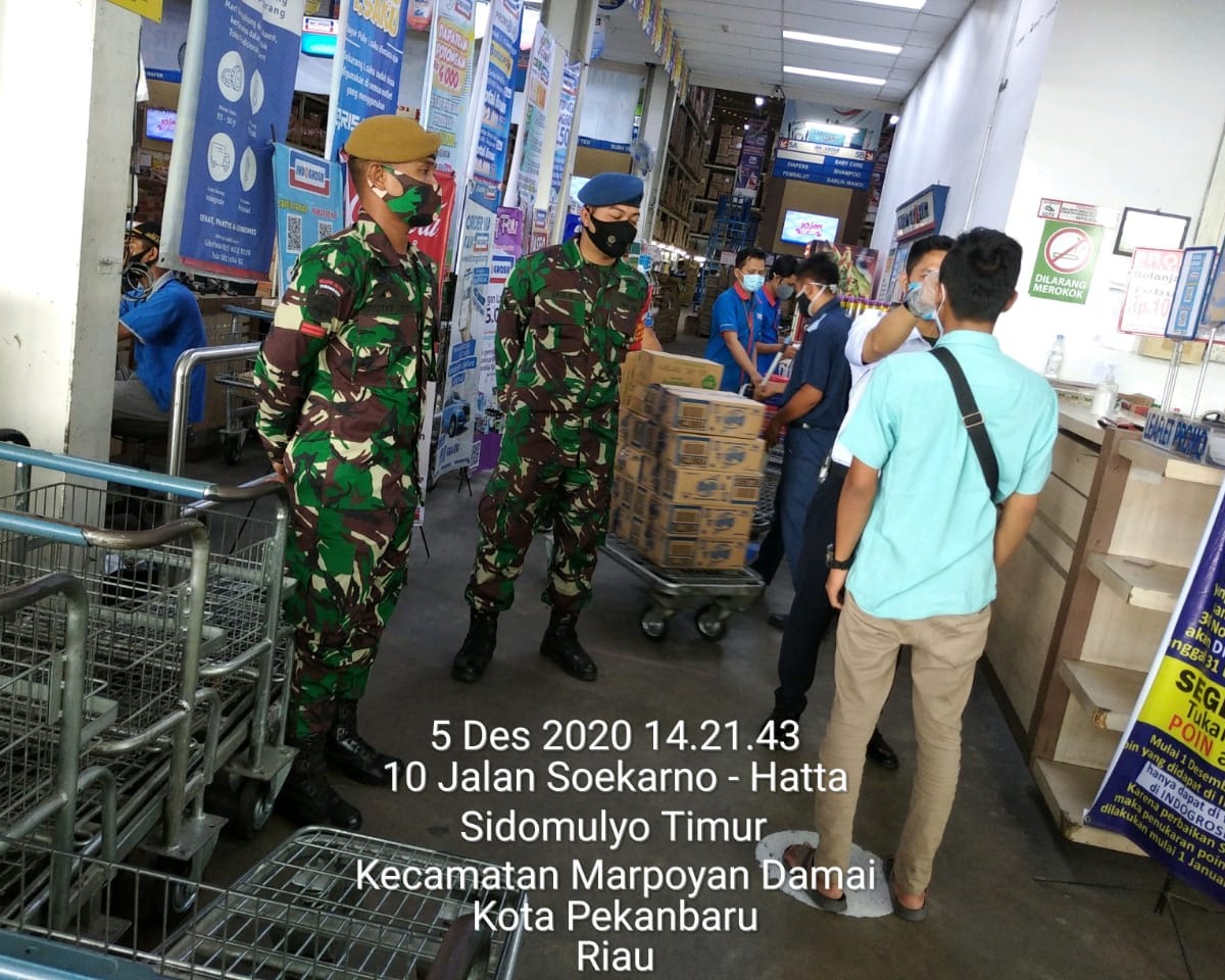 Pusat Keramaian, Lanud RSN Awasi Pelaksanaan Protokol Kesehatan