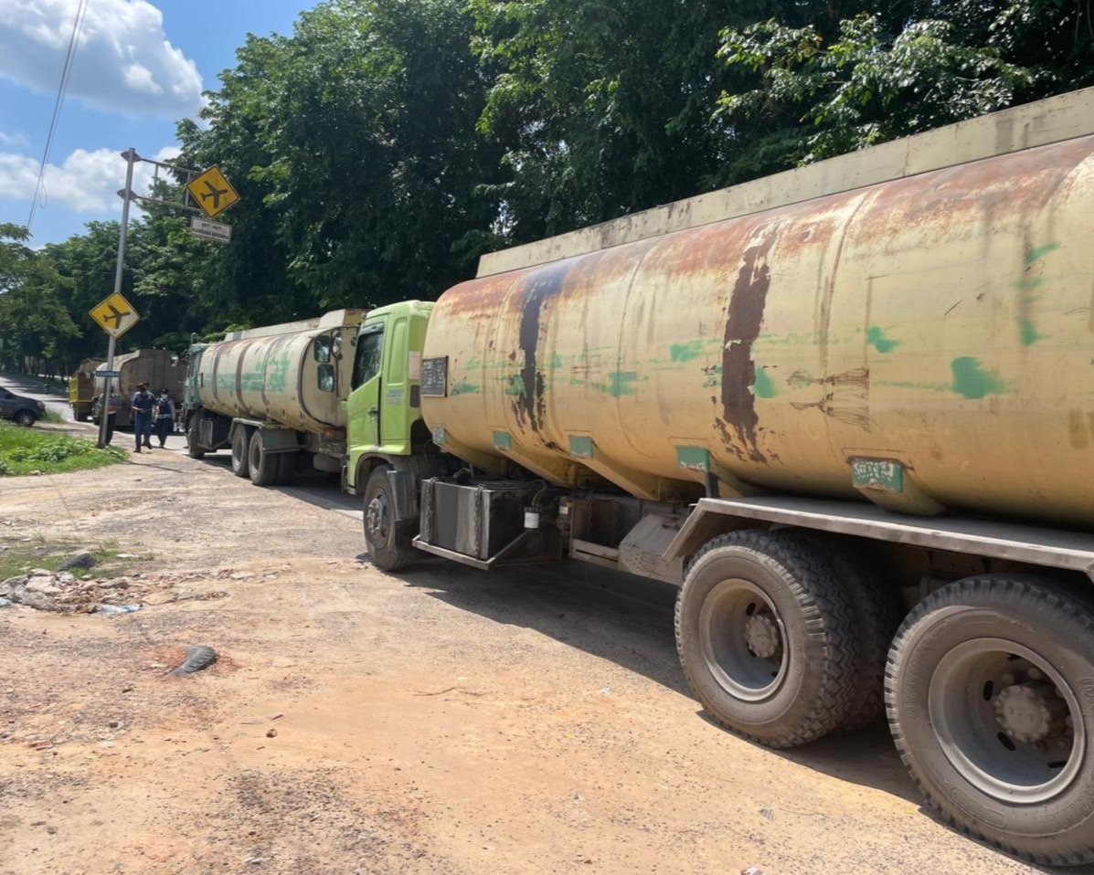 Dinas Perhubungan Riau Gelar Kegiatan Razia ODOL Gabungan di Lintas Utara Kota Dumai, Terjaring Sebanyak 213 Kendaraan