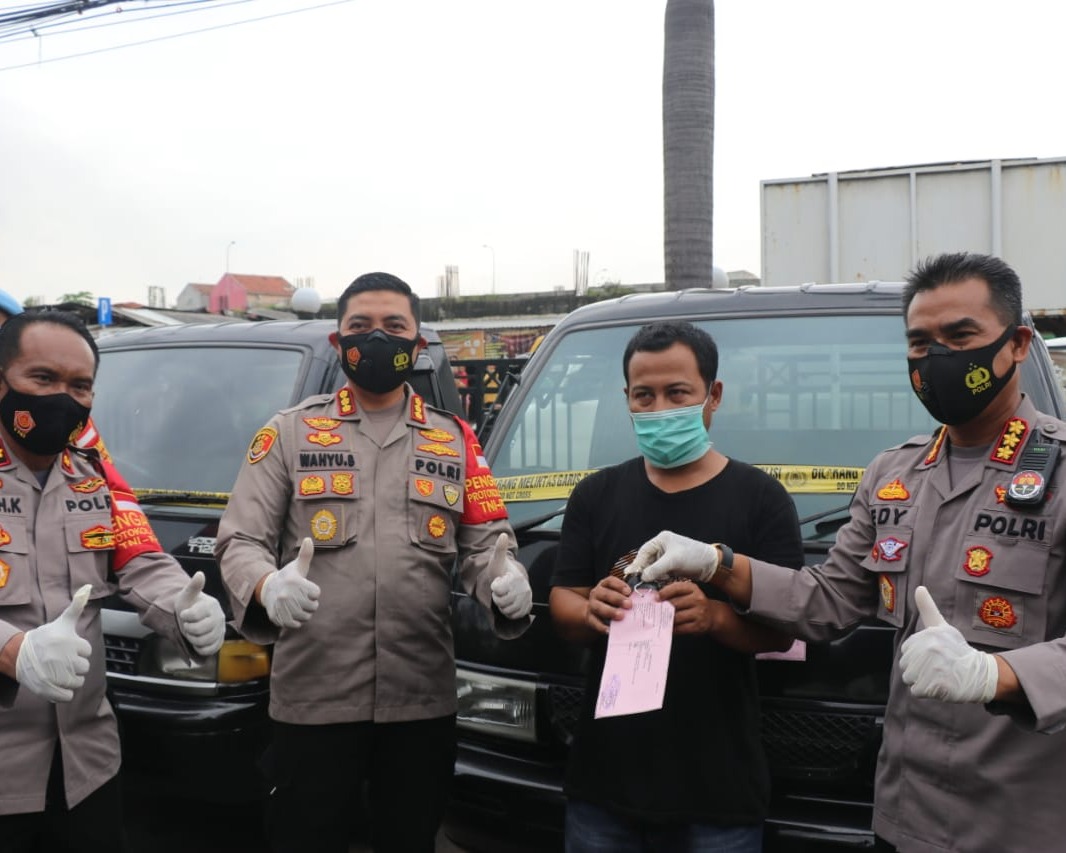 Tidak Sampai 24 Jam Polsek Balaraja Polresta Tangerang Ringkus Sindikat Pencurian Mobil Bak Terbuka