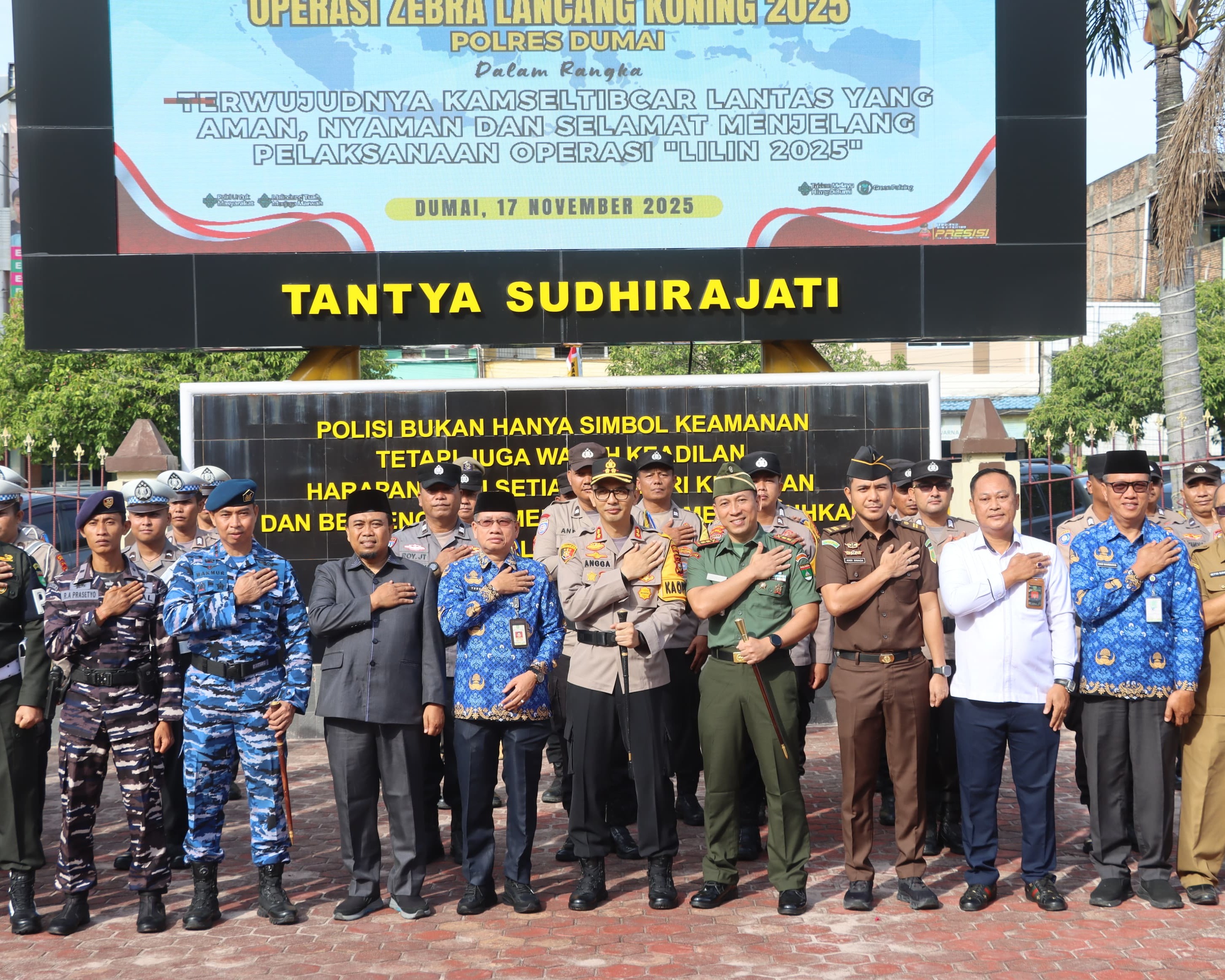 Operasi Zebra Lancang Kuning 2025 Dimulai, Polres Dumai Fokus pada Keselamatan Dan Ketertiban Lalu Lintas