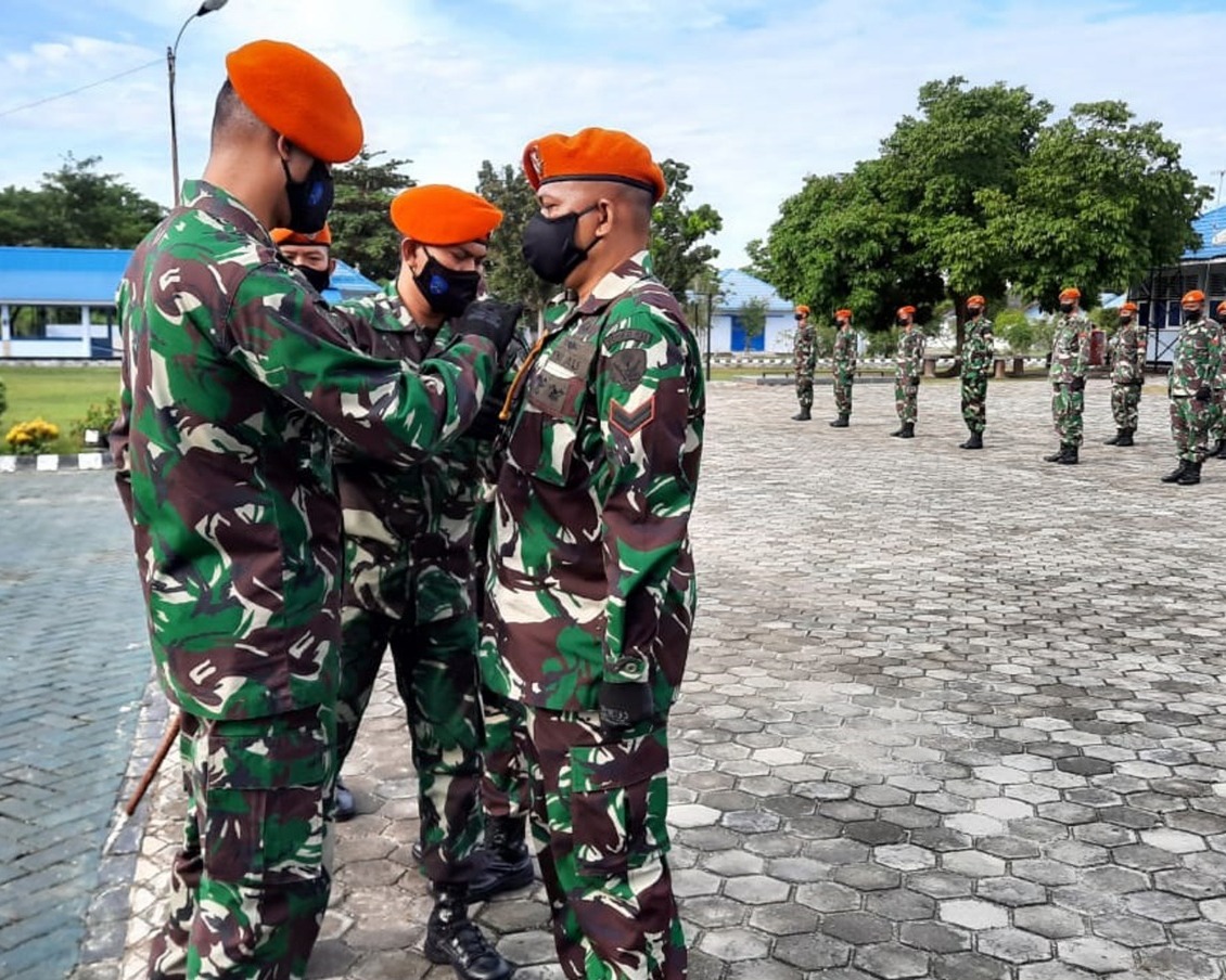 Yonko 462 Paskhas Laksanakan Acara Tradisi Pengukuhan Dansimayon