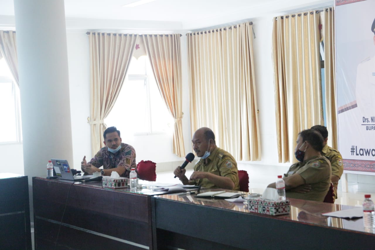 Bupati Taput Pimpin Rapat Evaluasi Pendistribusian Gas Elpiji 3 Kg di Tapanuli Utara