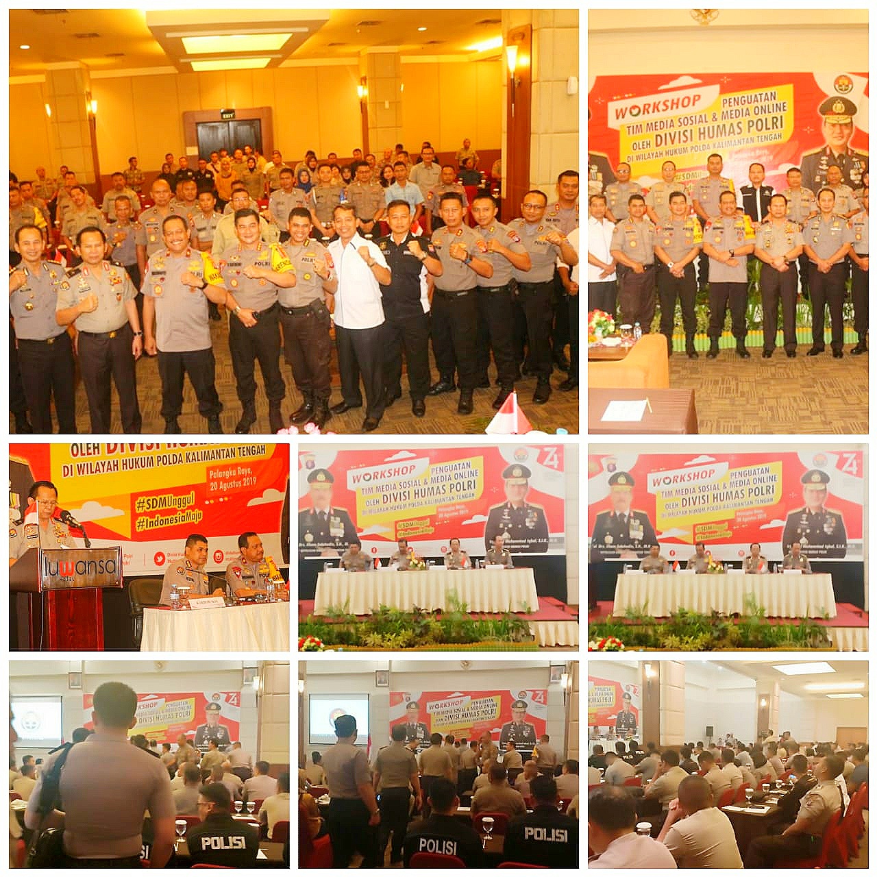 Wakapolda Kalteng Buka Workshop Medsos dan Media Online