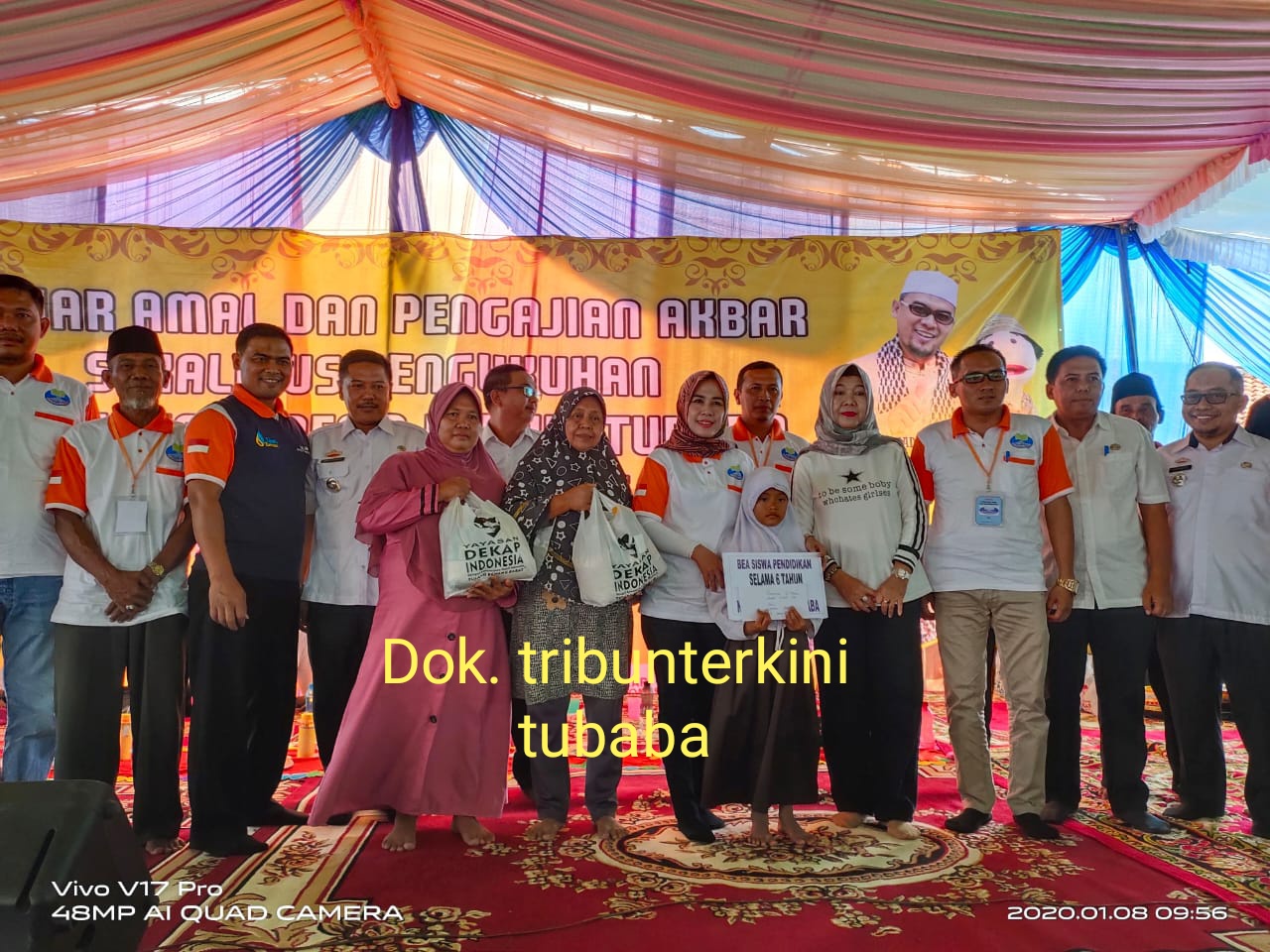 Ribuan Masyarakat Antusias Hadiri Gebyar Amal dan Pengajian Akbar Nenemo Peduli