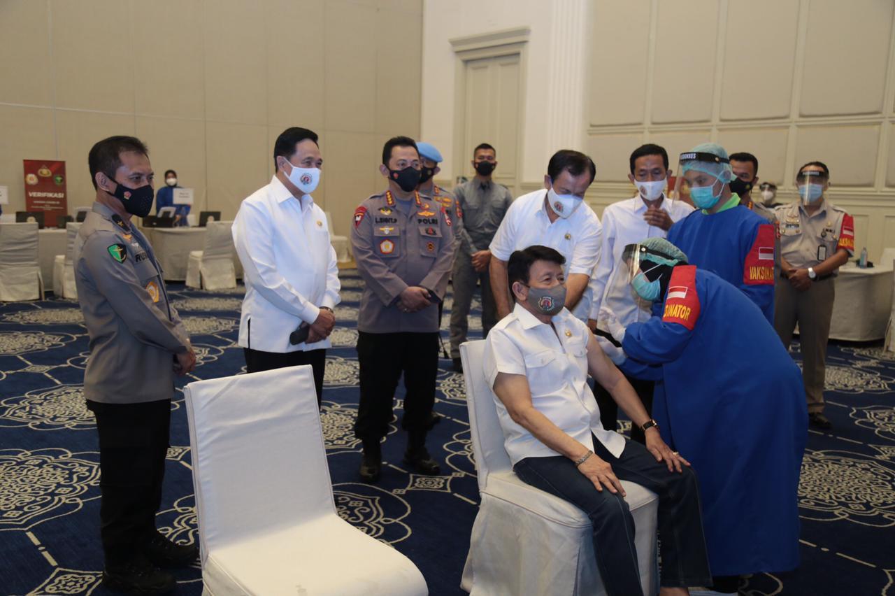 Polri Gelar Vaksinasi Covid-19, Sebanyak 2.282 Untuk Purnawirawan Polri
