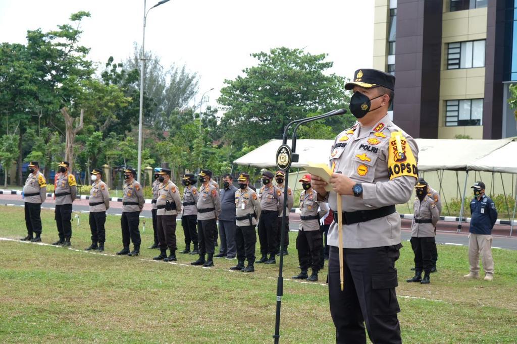 100 Personel Brimob BKO Polda Papua Berhasil Selesaikan Tugas, Atas Nama Negara Kapolda Riau Ucapkan Terimakasih