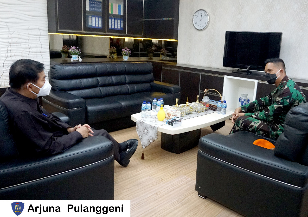 Jalin Silaturahmi, Danyonko 462 Paskhas Kunjungi Walikota Pekanbaru