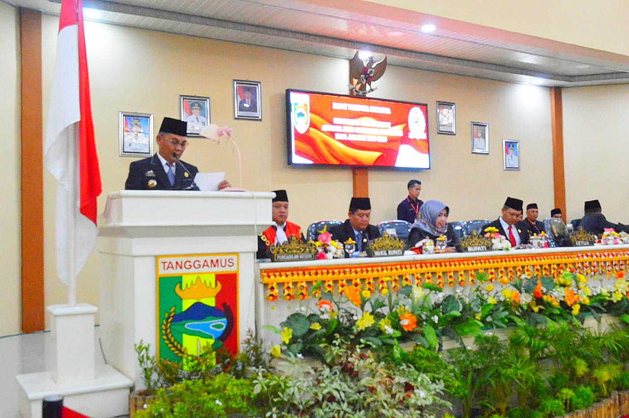 (Adv) Sidang Paripurna Istimewa Pengambilan Sumpah Janji 45  Anggota Dewan Perwakilan Rakyat Daerah Kabupaten Tanggamus Periode 2019-2024