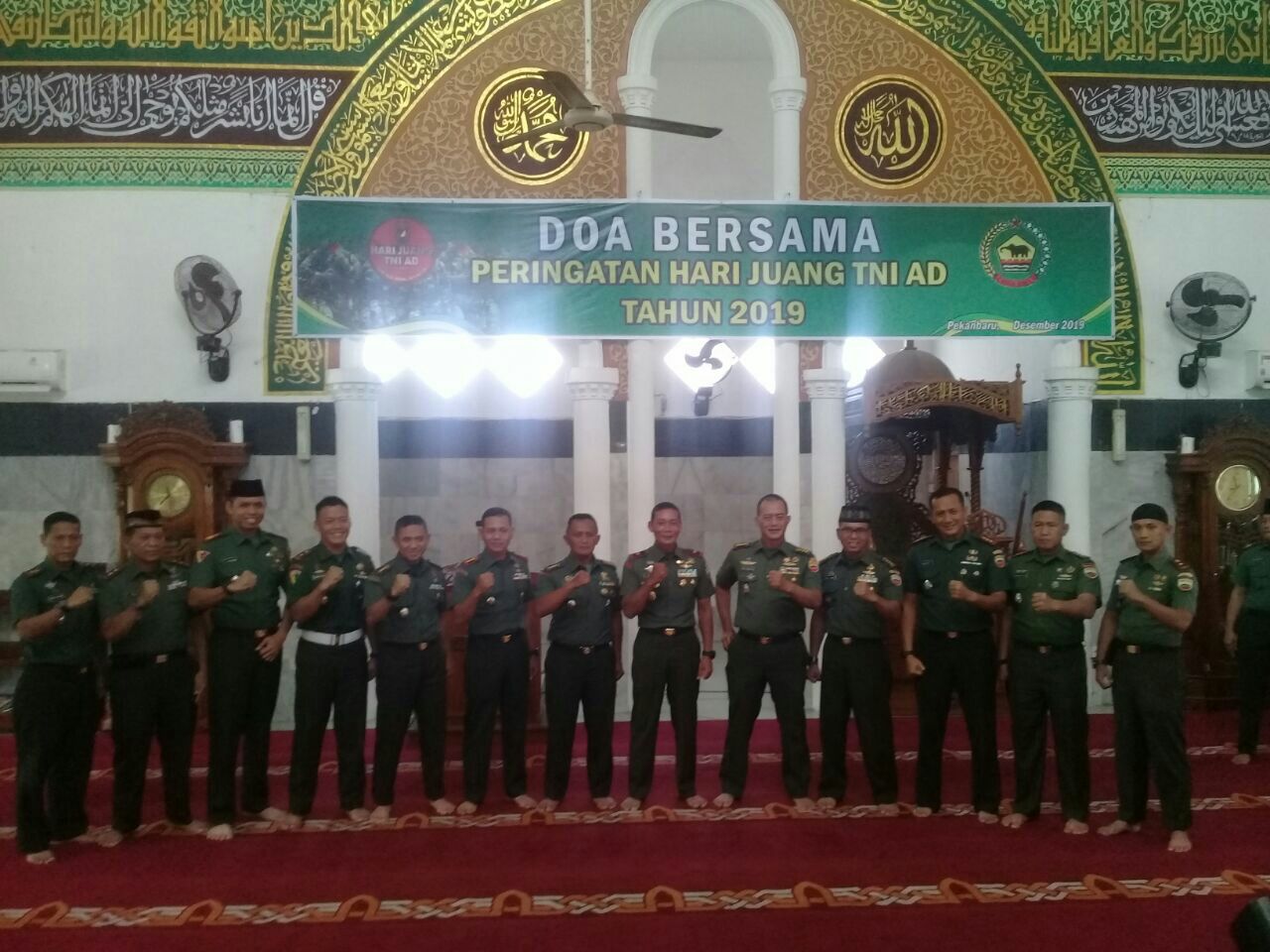 Dalam Rangka Memperingati Hari Juang TNI AD Melaksanakan Doa Bersama