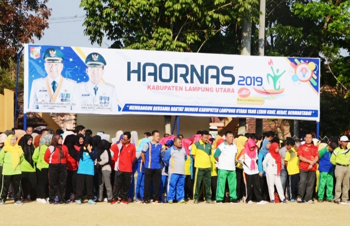 Lampung Utara Gelar Haornas ke XXXVI