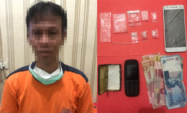 Polres Tulang Bawang Tangkap Oknum PNS di Menggala Yang Jadi Bandar Narkotika
