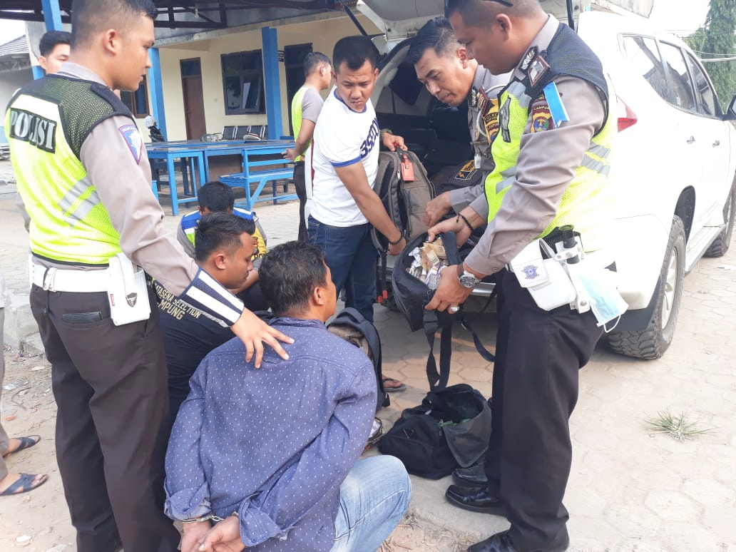 Satlantas Polres Tulang Bawang Tangkap Komplotan Spesialis Pembobol  Rumah Kosong