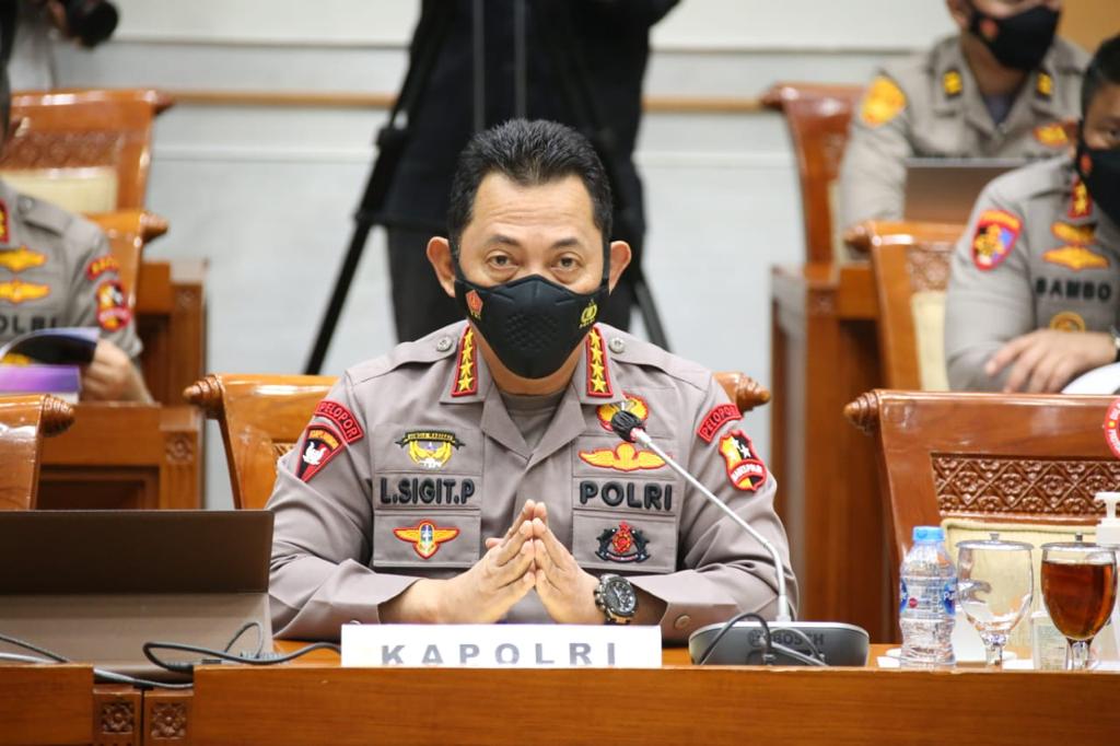 Di Hadapan Komisi III DPR RI, Kapolri Paparkan 15 Aplikasi Layanan Publik Semudah Memesan Makanan