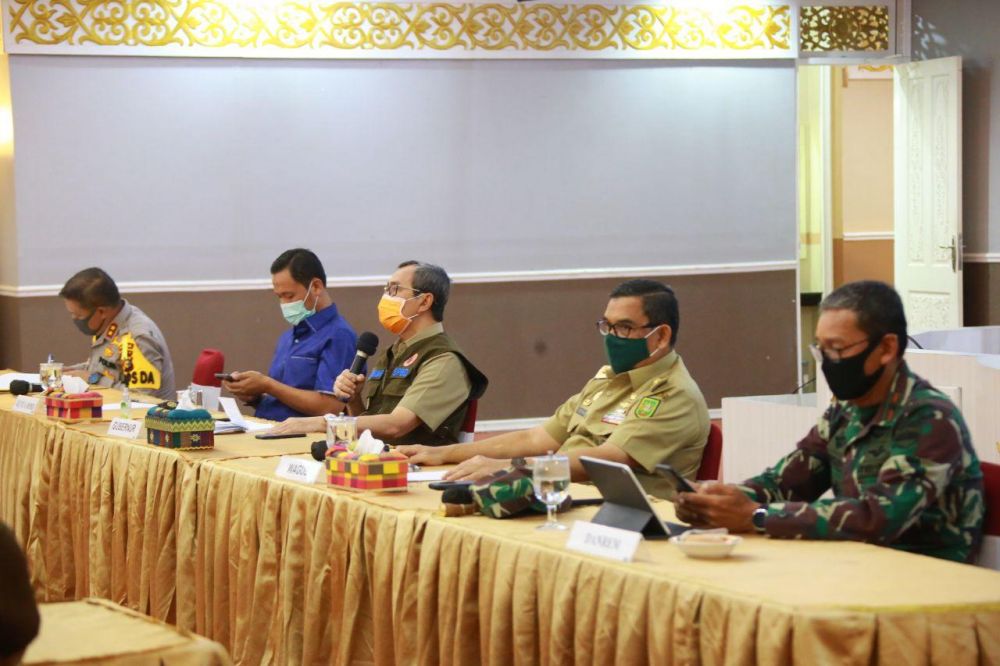 Gubri Menggelar Pertemuan Dengan Pemko Pekanbaru, Terkait Evaluasi Pelaksanaan PSBB