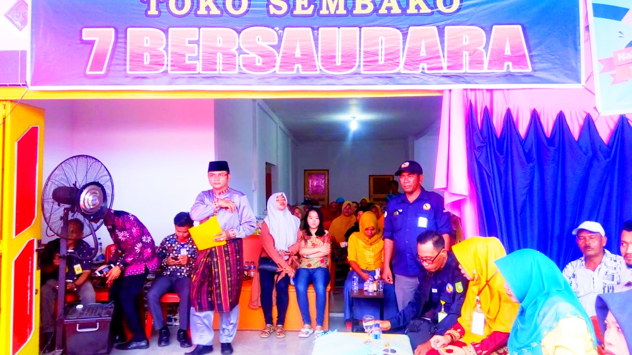 Kabar Gembira, Pemkab Rohil Launching e Warong Bantuan Pangan Non Tunai