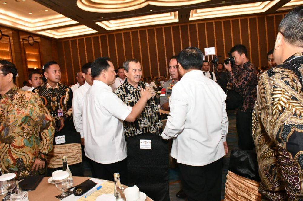 Gubernur Riau Hadiri Rakornas Pengamanan Perbatasan Negara Tahun 2020