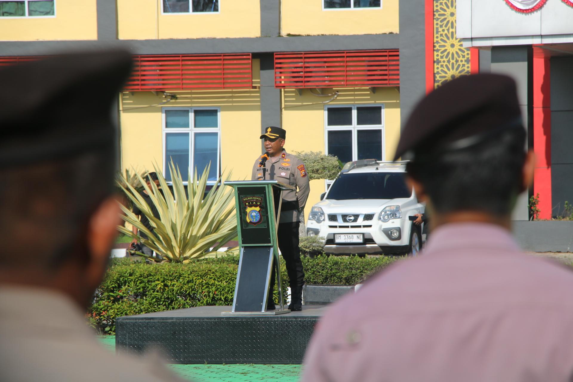 Polres Rokan Hulu Launching Pamapta 2025, Tanda Awal Pelayanan Polri yang Lebih Cepat dan Humanis