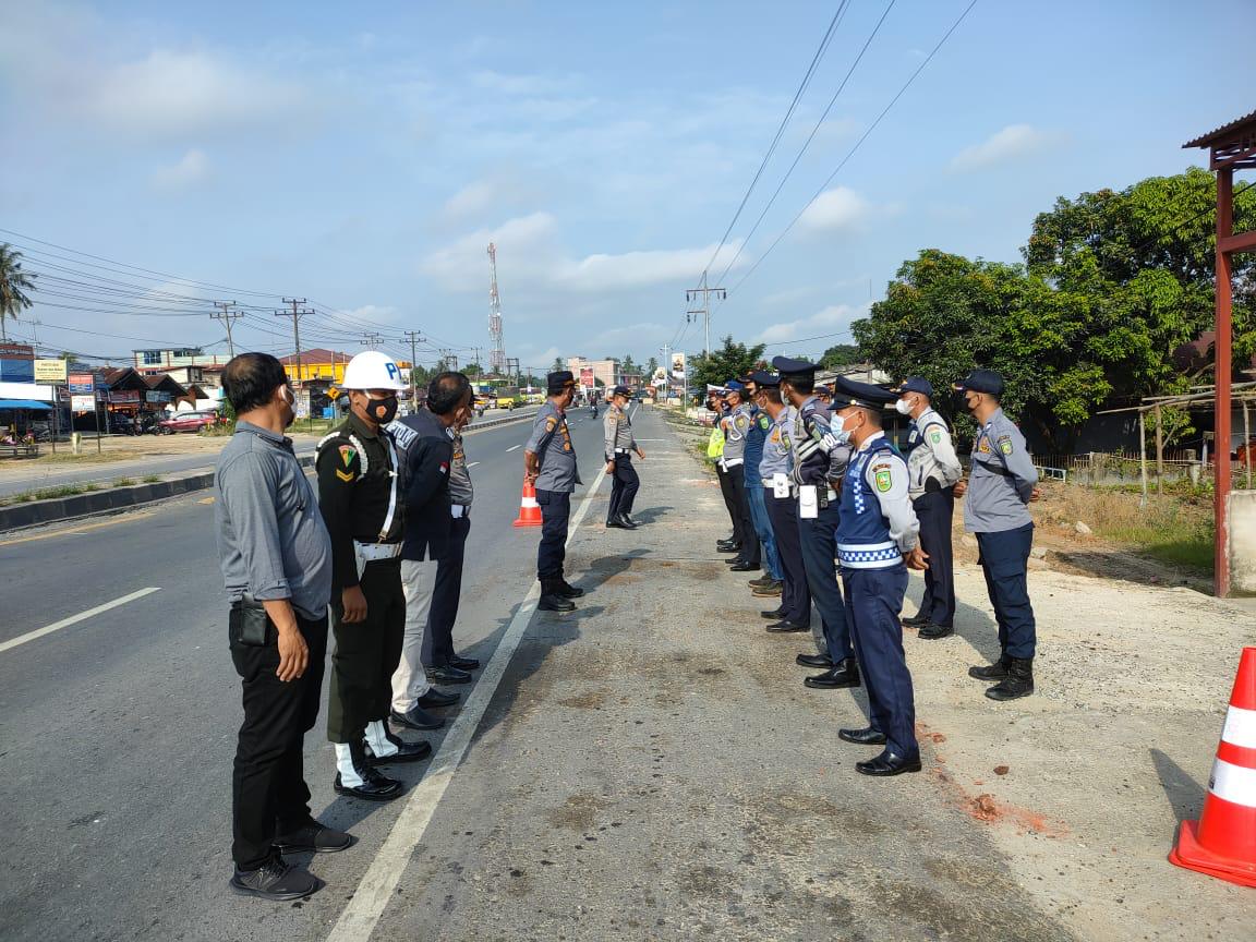 Dinas Perhubungan Riau Gelar Kegiatan Razia ODOL Gabungan di Lintas Utara Kota Dumai, Terjaring Sebanyak 213 Kendaraan