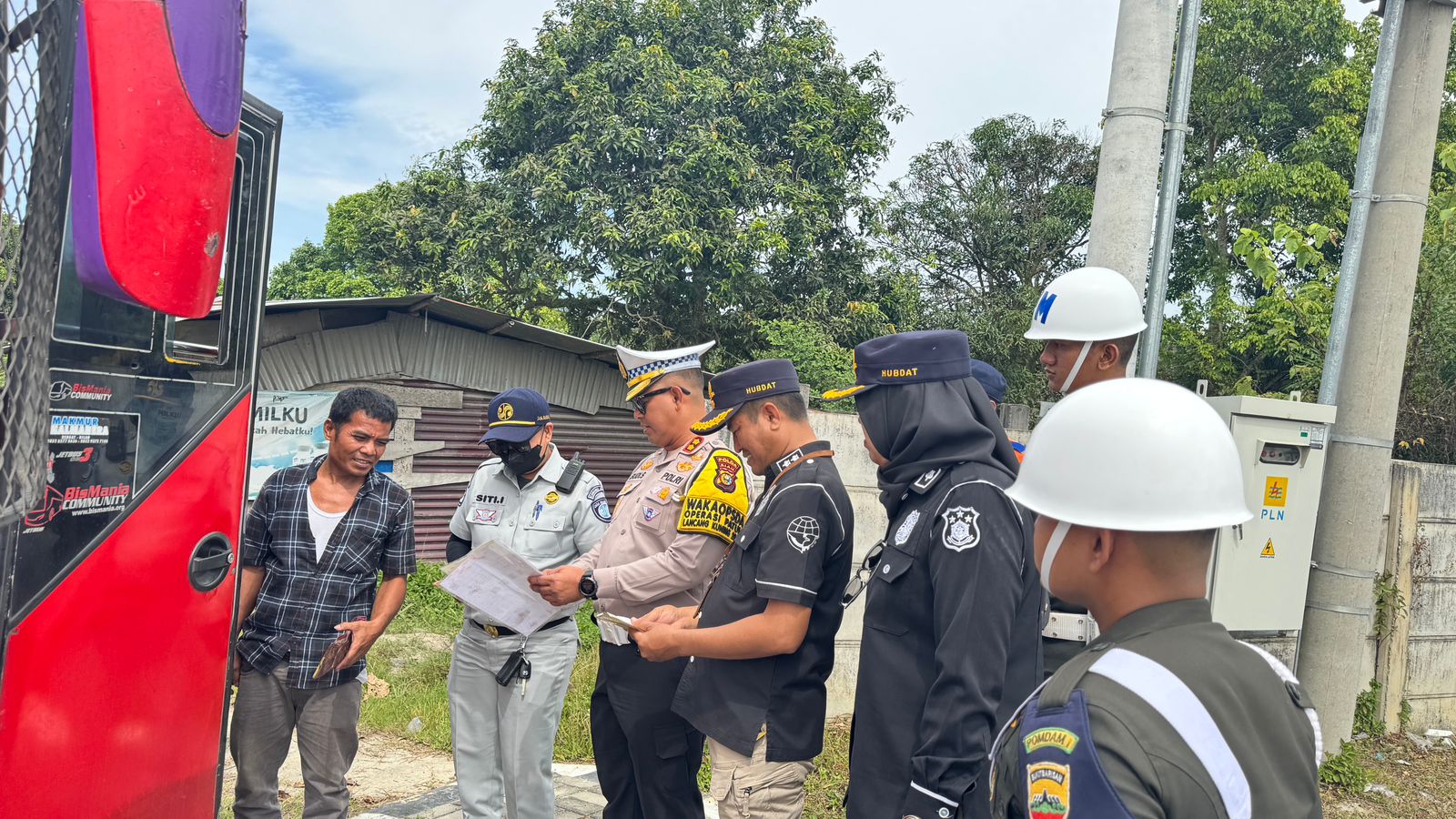 Satgas Gakkum Operasi Patuh Lancang Kuning 2025 Polda Riau Tindak 48 Pelanggaran Di Jalintim Tenayan Raya
