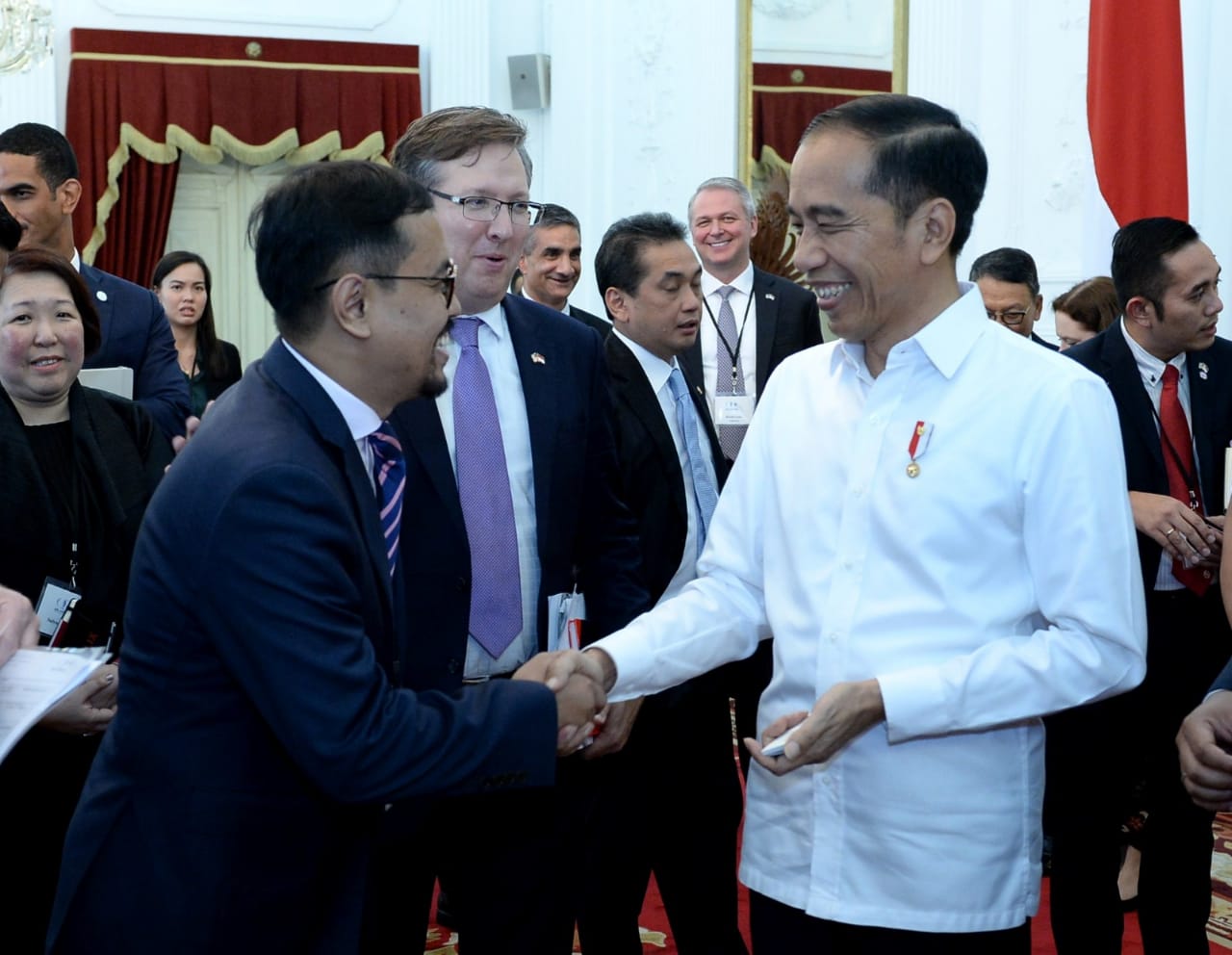 Presiden Jokowi Terima Dewan Bisnis AS - ASEAN