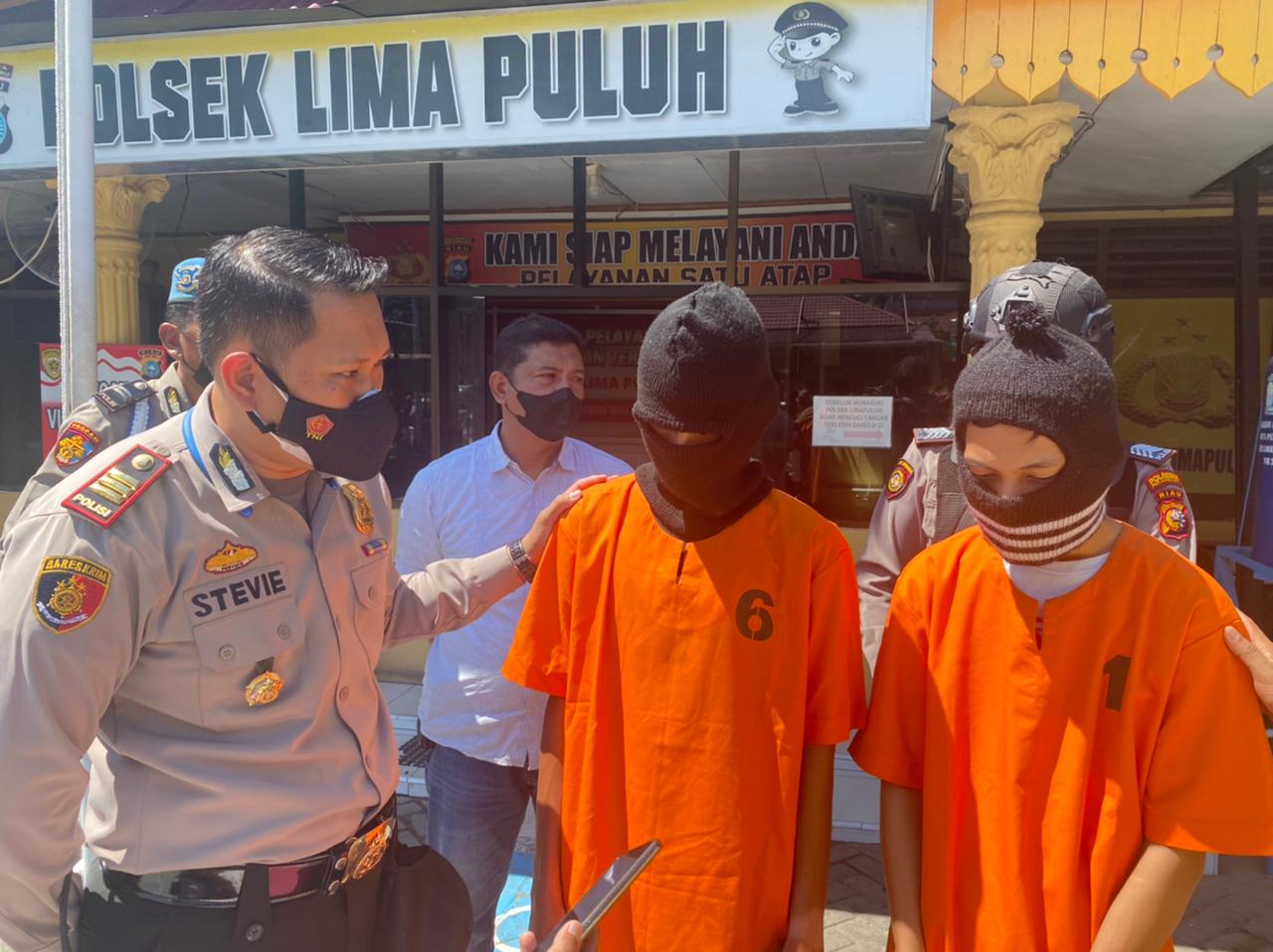 Tim Opsnal Polsek Limapuluh Berhasil Ringkus Komplotan Jambret