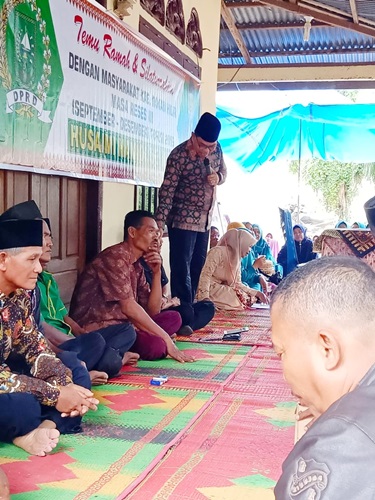 Husaimi Hamidi Anggota DPRD Riau, Reses Pulang Kampung, Serap Aspirasi Konstituennya