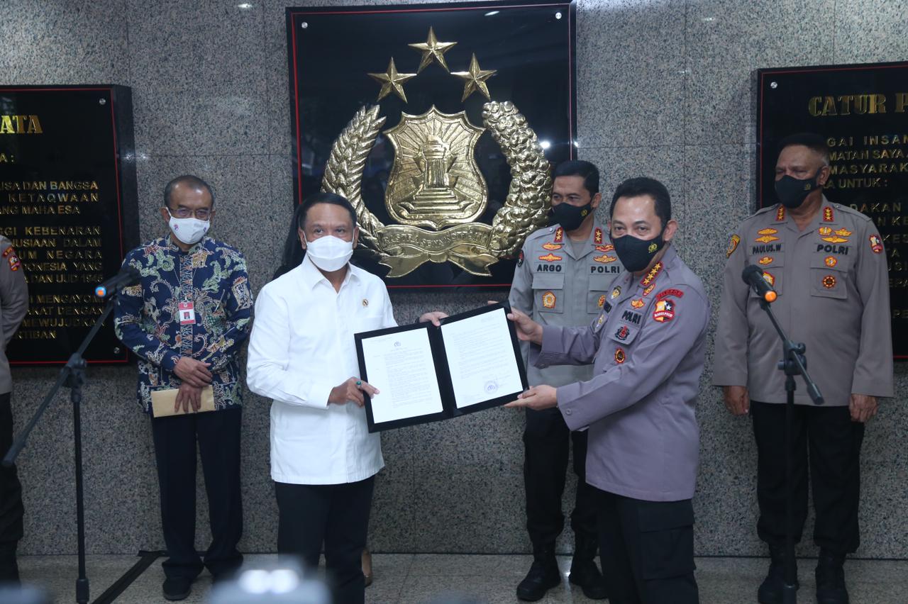 Kapolri Terbitkan Izin Pertandingan Liga 1 dan Liga 2 Dengan Prokes Ketat