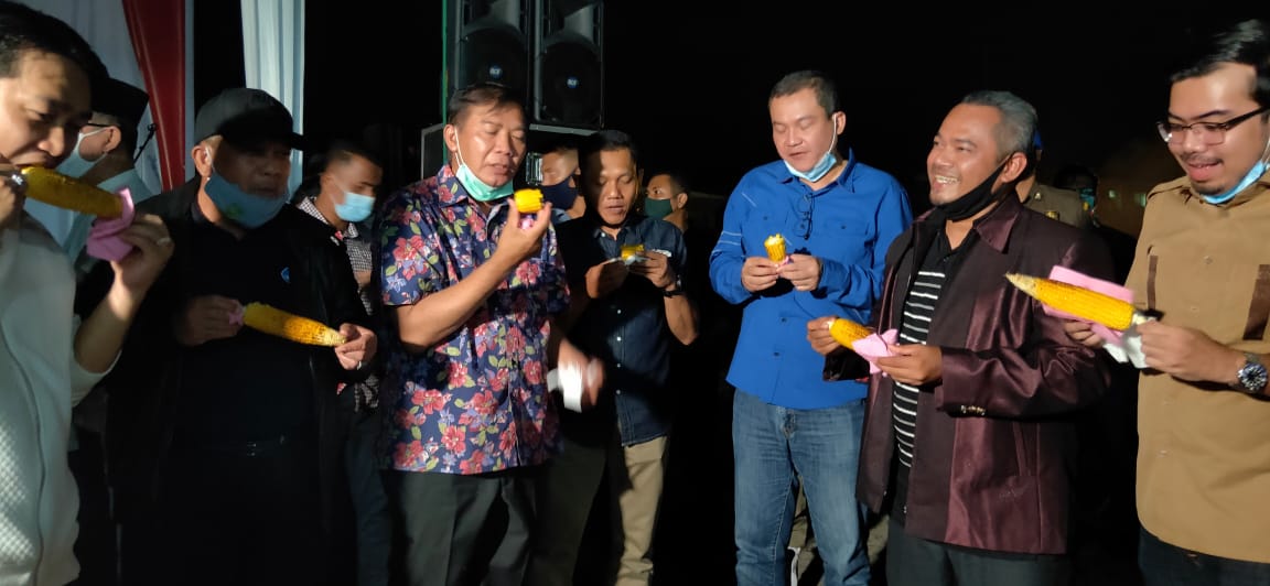 Dandim 0301/PBR Hadiri Acara Wisata Kuliner Jagung Manis, Gerakan Jaga Kampung Dalam Rangka Pemberdayaan Ekonomi Masyarakat di Provinsi Riau