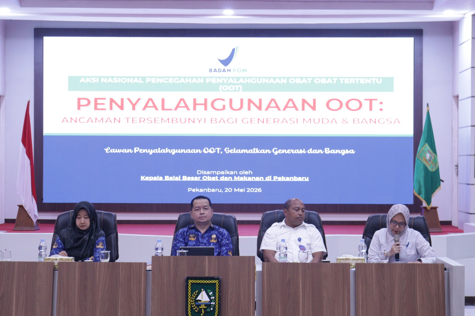 Lindungi Masa Depan Bangsa, BBPOM Pekanbaru Gandeng Puluhan Instansi Amankan Riau Dari Bahaya Obat-Obat Tertentu