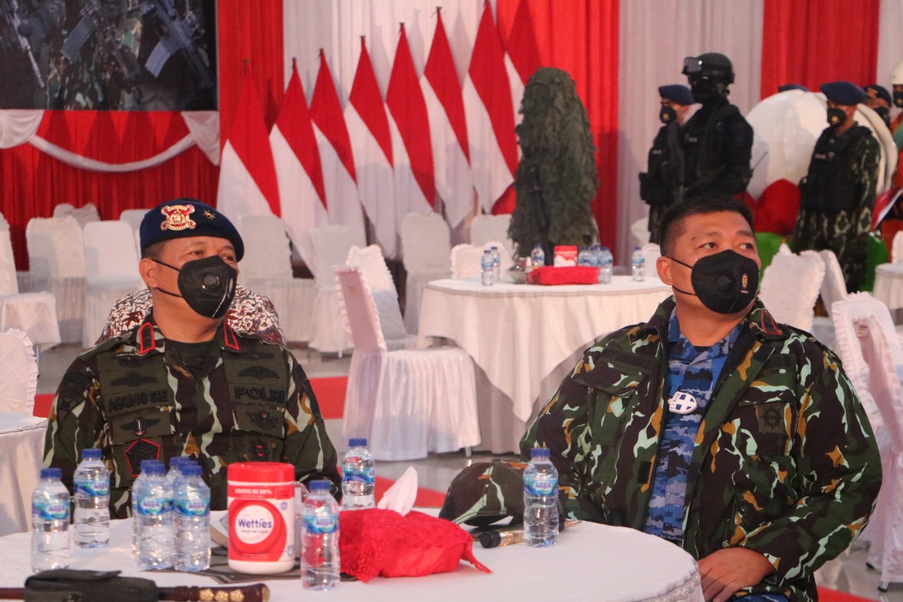 Danlanud RSN Hadiri Ulang Tahun Brimob Polri Ke-75