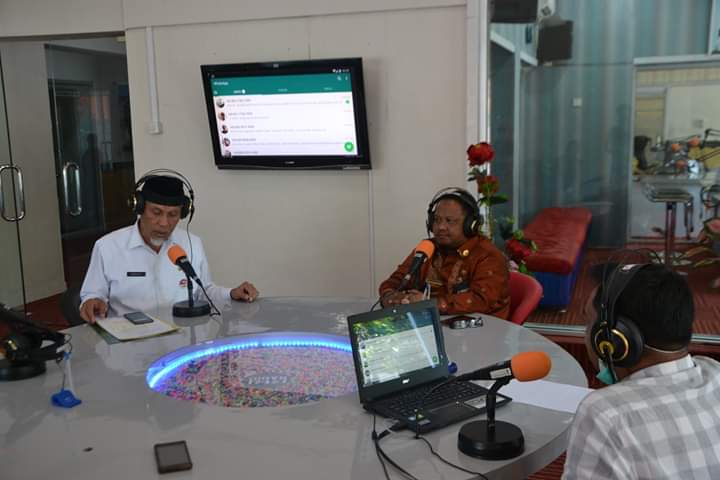 Status Padang Sudah KLB Covid-19, Wako Mahyeldi Himbau Warga Dengan On Air Di Radio