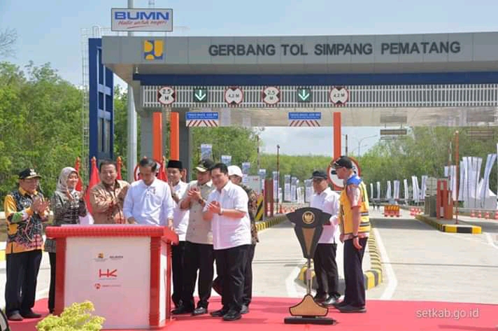 Presiden Jokowi Resmikan JTTS Ruas Terbanggi Besar- Kayu Agung