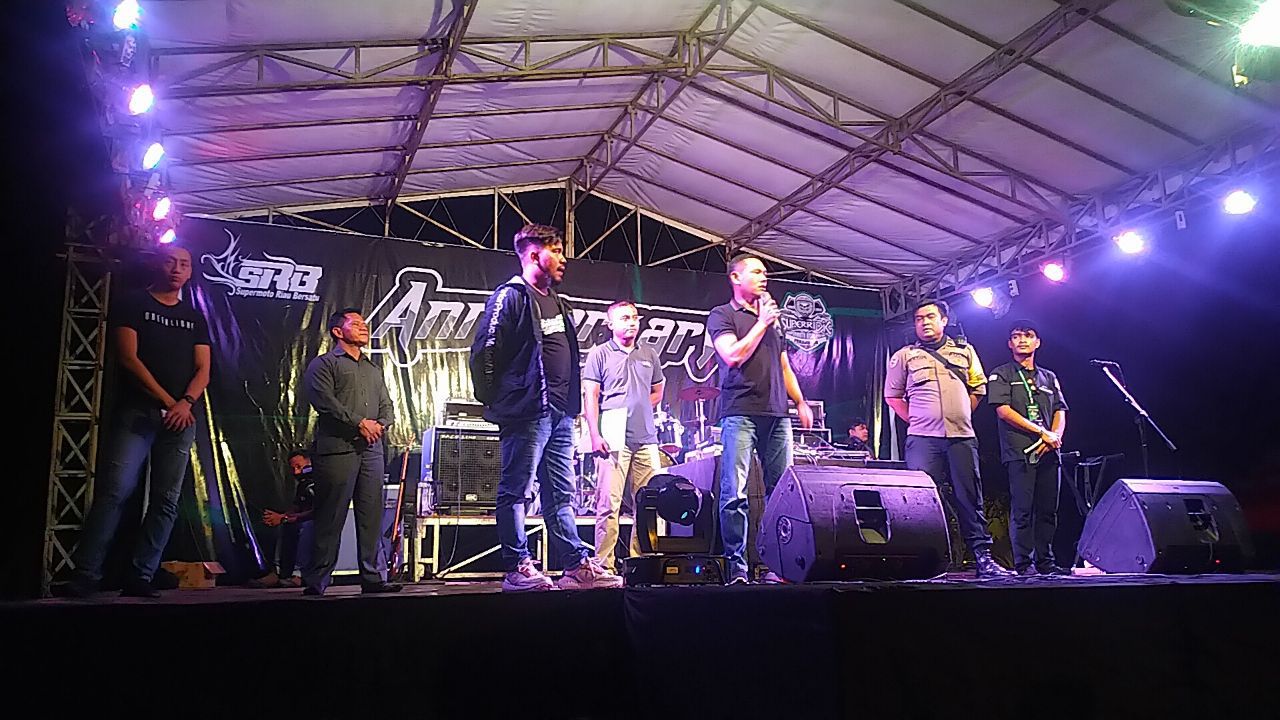 Dandim 0301/Pekanbaru Hadiri Anniversarry Superridic Moto Riau Ke 3