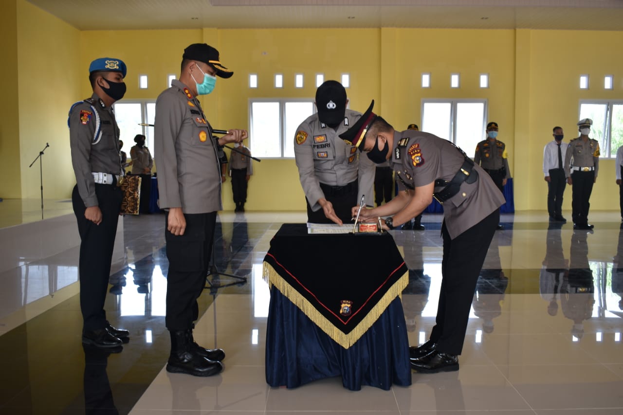AKP Rachmat Muchamad Salihi Resmi Menjabat Kabag Ops Polres Kampar