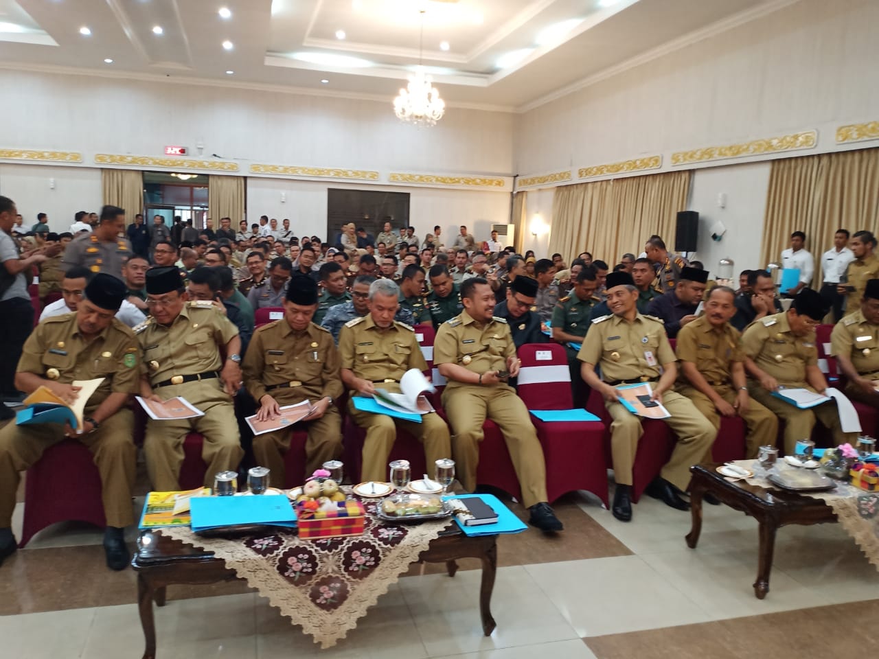 Dandim 0301/Pekanbaru Hadiri Acara Sosialisasi Percepatan Penyelesaian Kegiatan Tanah Obyek Reforma Agraria (TORA) di Provinsi Riau Tahun 2020 Menuju Pemerataan Ekonomi Riau Yang Berkeadilan