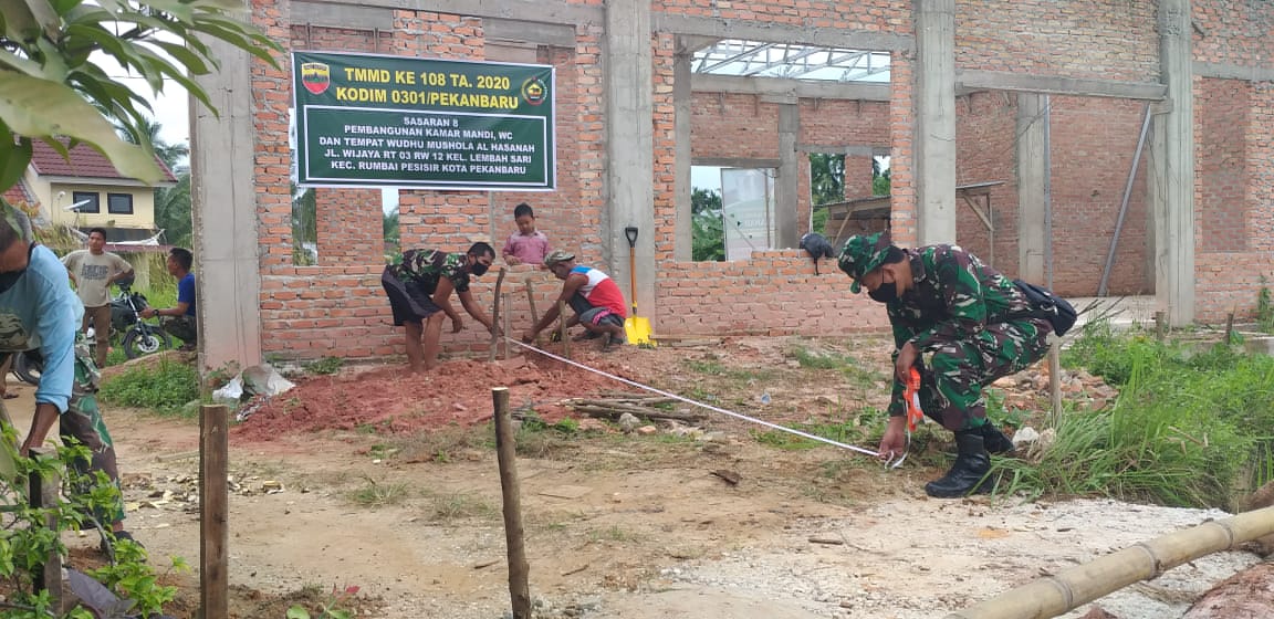 Kodim 0301/Pekanbaru Mulai Pelaksanakan Pra TMMD ke 108