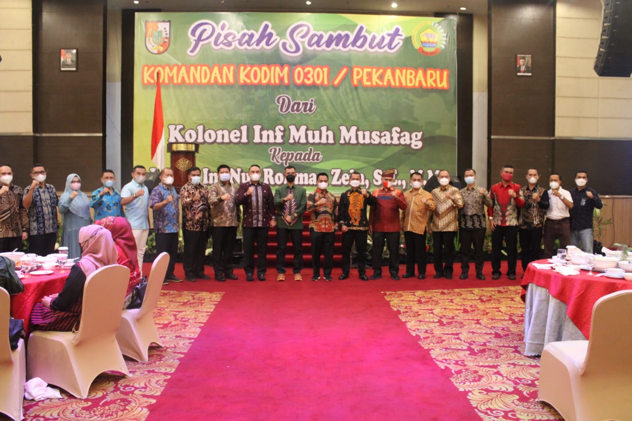 Acara Malam Pisah Sambut Dandim 0301/Pekanbaru Bersama Unsur Forkopimda