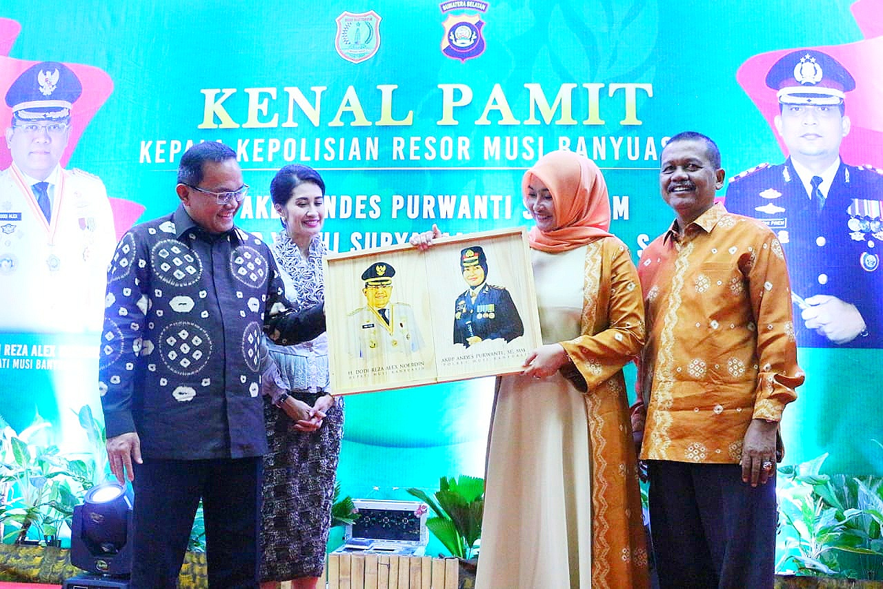 Pisah Sambut Kapolres Muba, Dodi: Kerja Bersama dan Bersama Kerja Untuk Pembangunan Muba