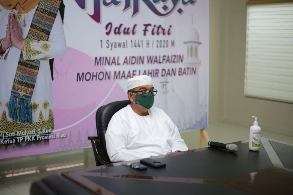 Wakil Gubernur Riau Mengucapkan Selamat Hari Raya Idul Fitri 1441 H