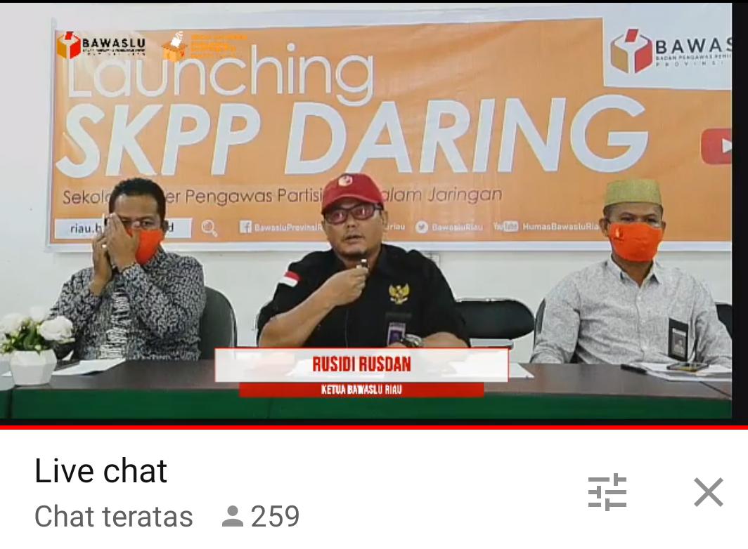 Resmi Di Launching, Sekolah Kader Pengawas Partisipatif (SKPP) Riau Akan Belajar 2 Bulan, Sertifikasi Dari Bawaslu RI