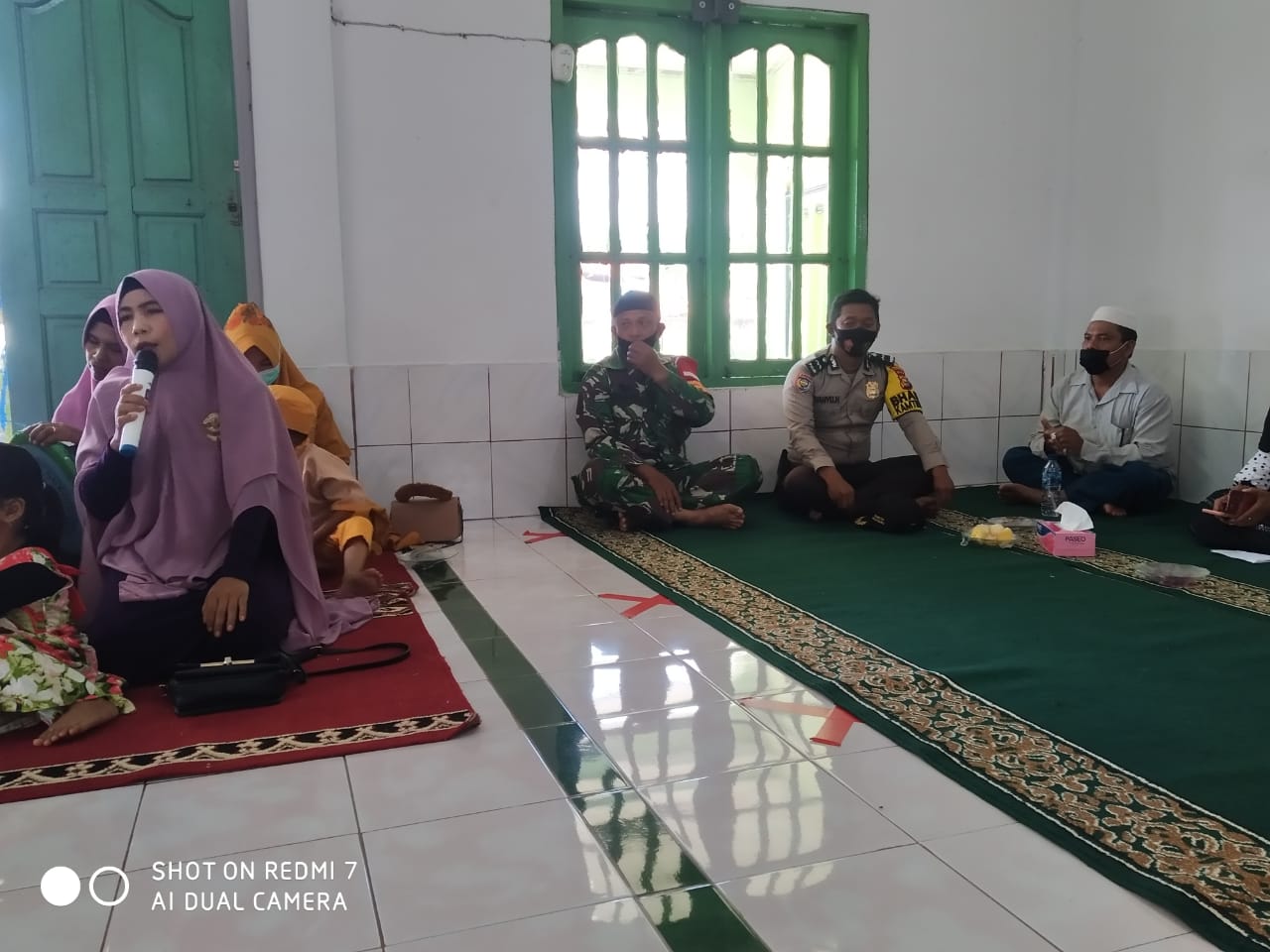 Babinsa Kodim 0301/PBR Hadiri Pelaksanaan Pembukaan MTQ Ke-V Kelurahan Rantau Panjang