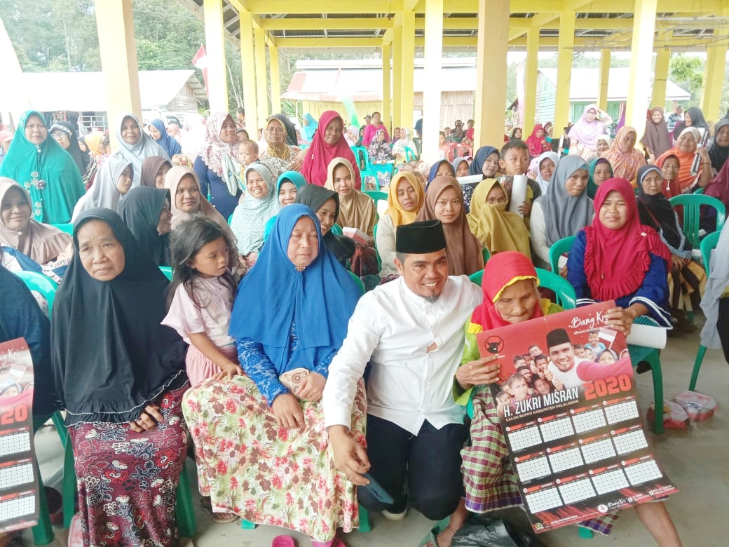 Wakil ketua DPRD Provinsi Riau Zukri Misran, Jemput Aspirasi Warga Desa Palas