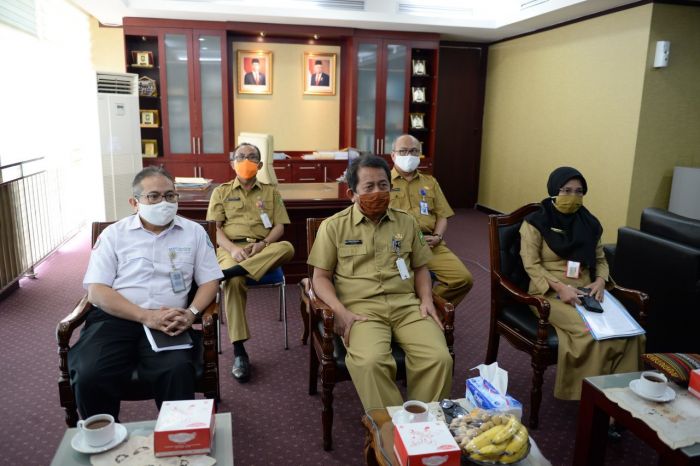 Pemprov Riau Mengikuti Vidcon Sosialisasi Perpres No 64 Tahun 2020